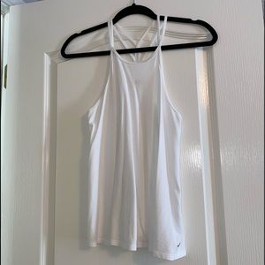 white hollister tank top